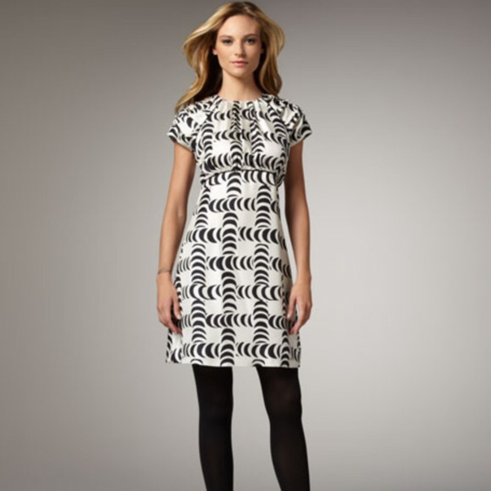 Tory Burch Shirley Crescent dress size 4 silk